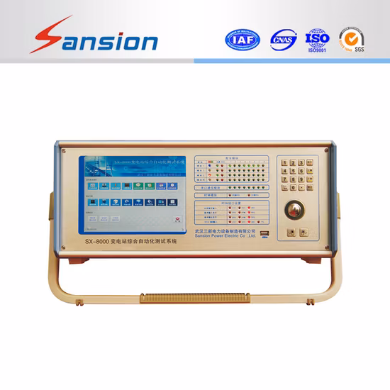 Conjunto de teste de testador de proteção de relé de microprocessador