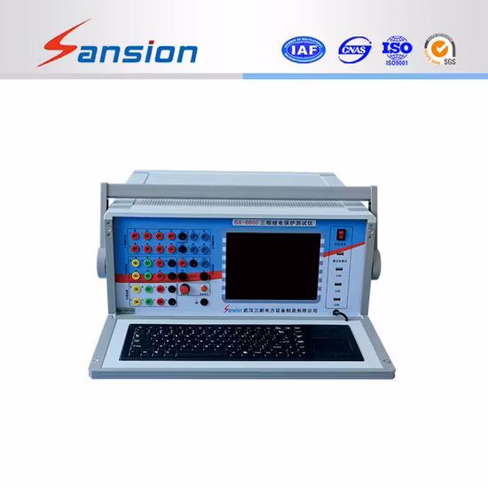 Testador de proteção de relé de microcomputador elétrico portátil de alta qualidade/conjunto de teste de injeção de corrente secundária